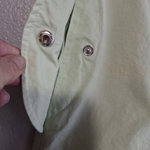 💐 Cotton Candy Mint GreenWide Leg Parachute Pants Sz.L Y2K Cargo Utility - Picture 6 of 13